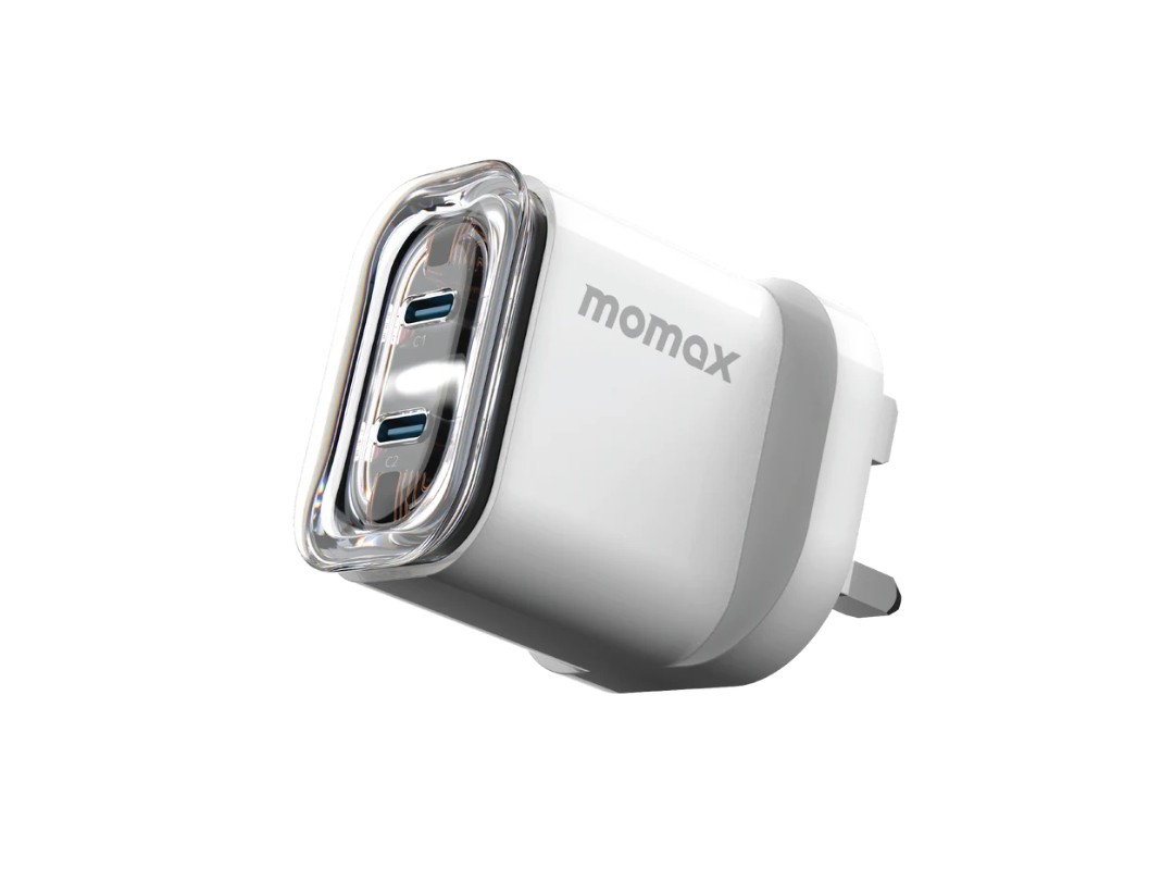 Momax 1-Charge Flow 2 USB-C ports 35W GaN Charger Momax 1-Charge Flow 2 USB-C ports 35W GaN Charger